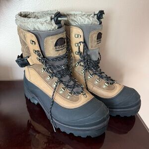Sorel Brown and Black Insulated Boots